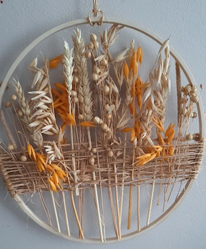 Obraz handmade | dekoracja na ścianę z suszonych roślin