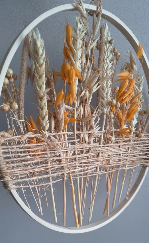 Obraz handmade | dekoracja na ścianę z suszonych roślin