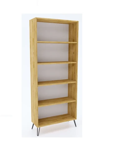 Regał na książki wysoki dąb