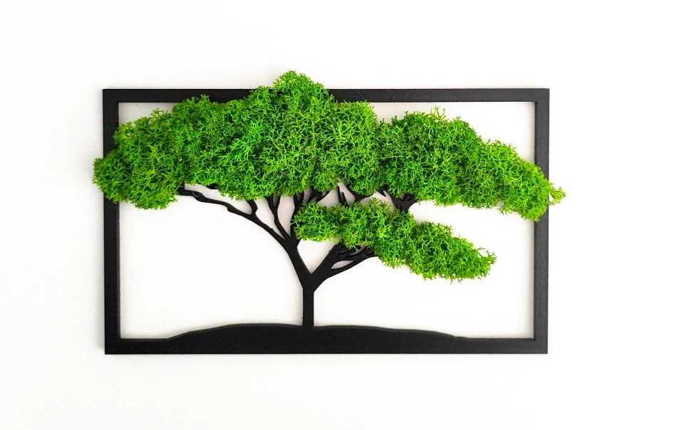 drzewko z chrobotkiem