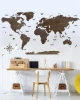 mapa swiata classic drewno