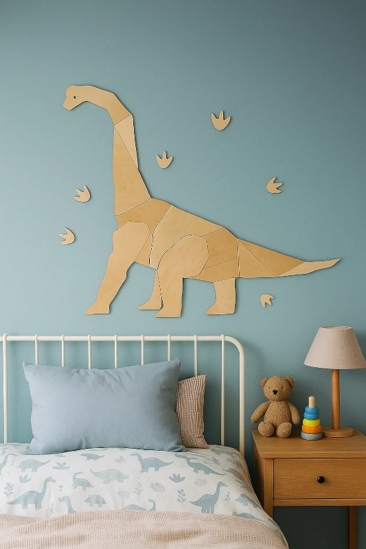 drewniany Dinozaur Diplodok
