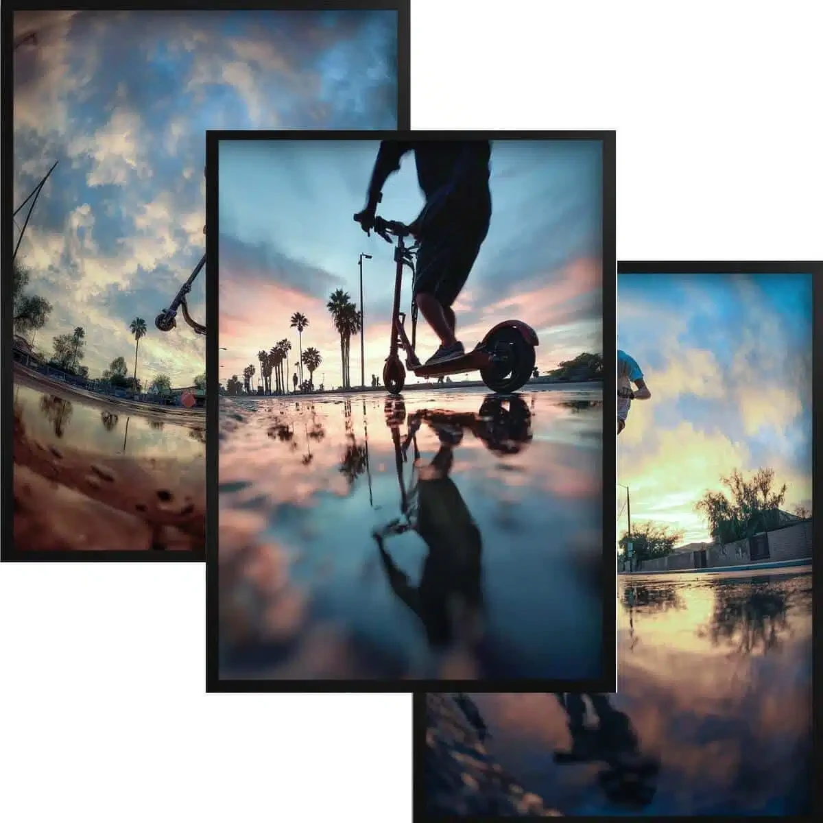 Plakaty do pokoju nastolatka | zestaw plakatów hulajnoga