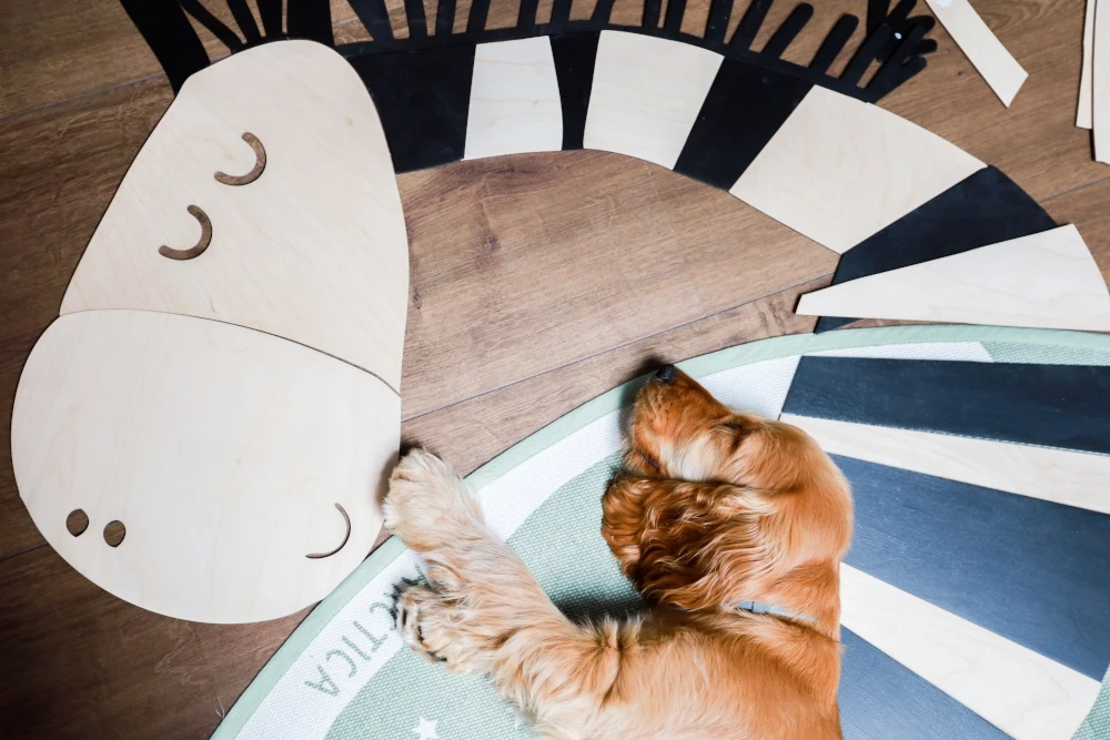 dekoracja jak puzzle