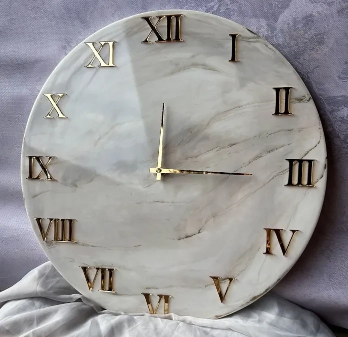 zegar marmur 50 cm