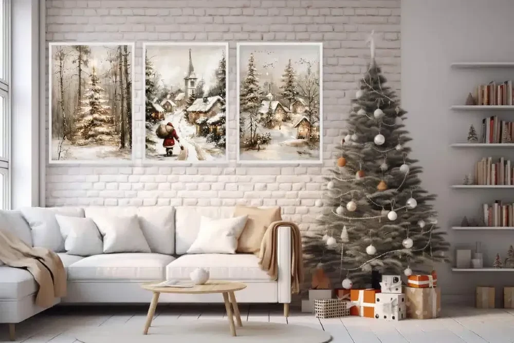 Plakaty zestaw świąteczny