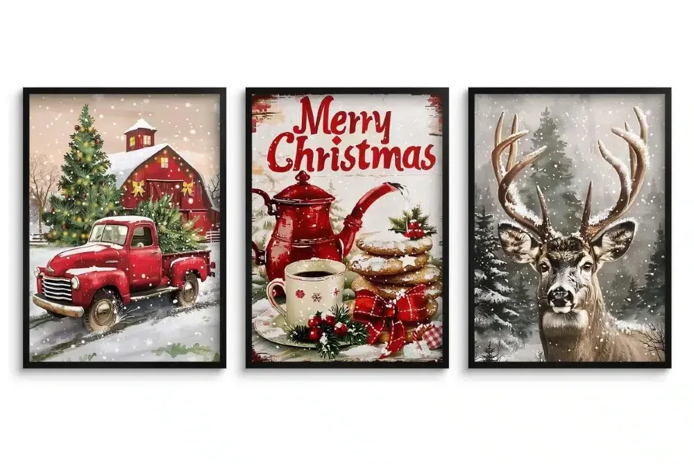 plakat Merry Christmas