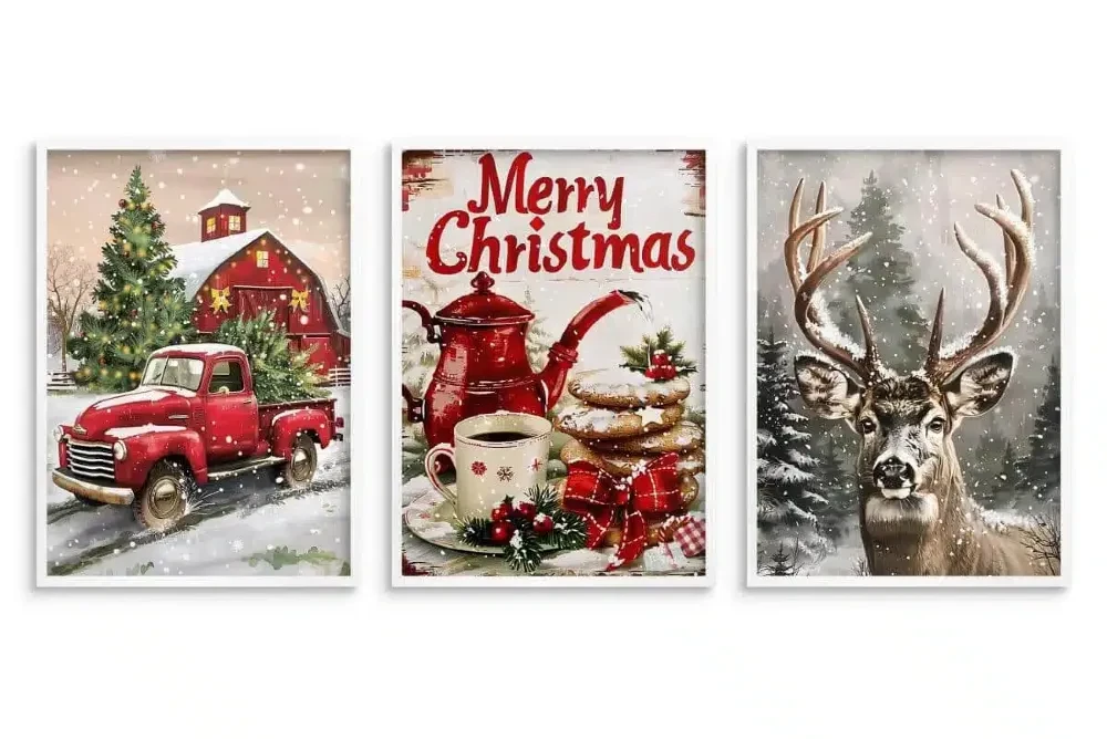 plakat Merry Christmas