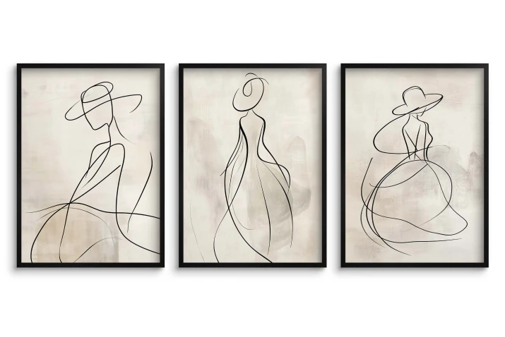 plakat moda | minimalistyczne