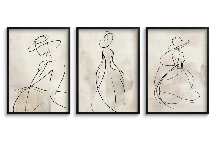 plakat moda | minimalistyczne