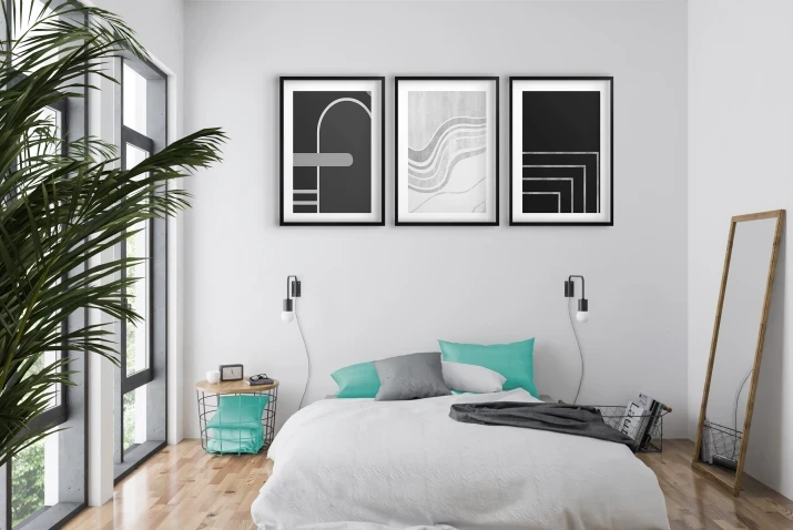 Abstrakcja Geometryczna: Plakaty do sypialni