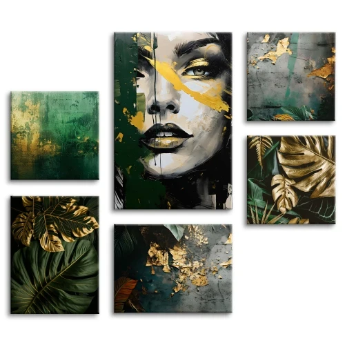 Duży Zestaw Obrazów kobieta