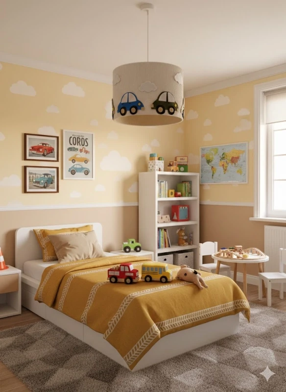 Lampa do pokoju chłopca