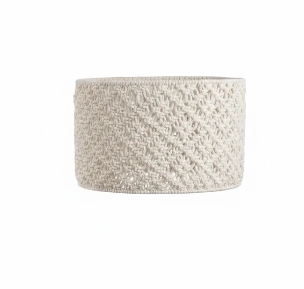 Abażur boho | makramowe sploty do lampy stojącej