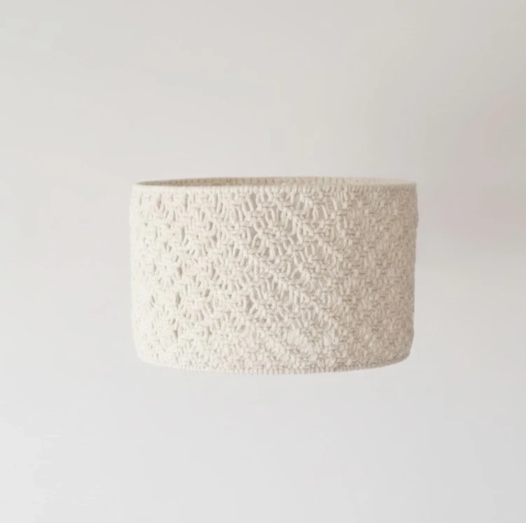Abażur boho | makramowe sploty