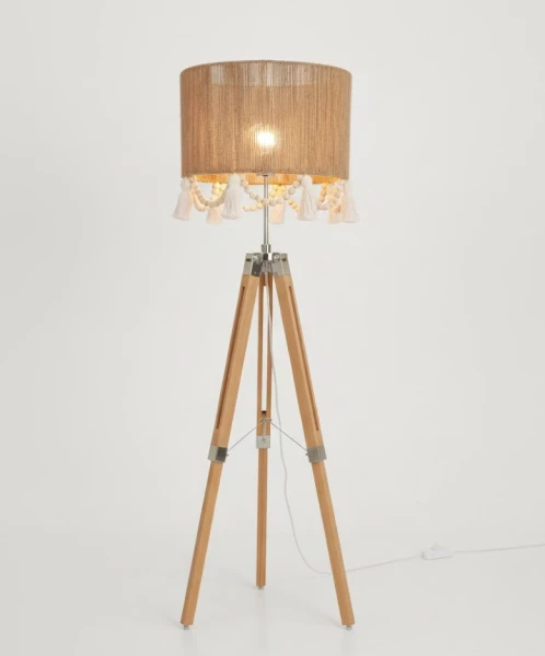 wizualizacja lampy podłogowej boho