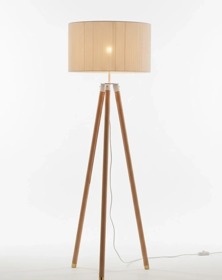 abażur skandynawski styl - wizualizacja lampa podłogowa