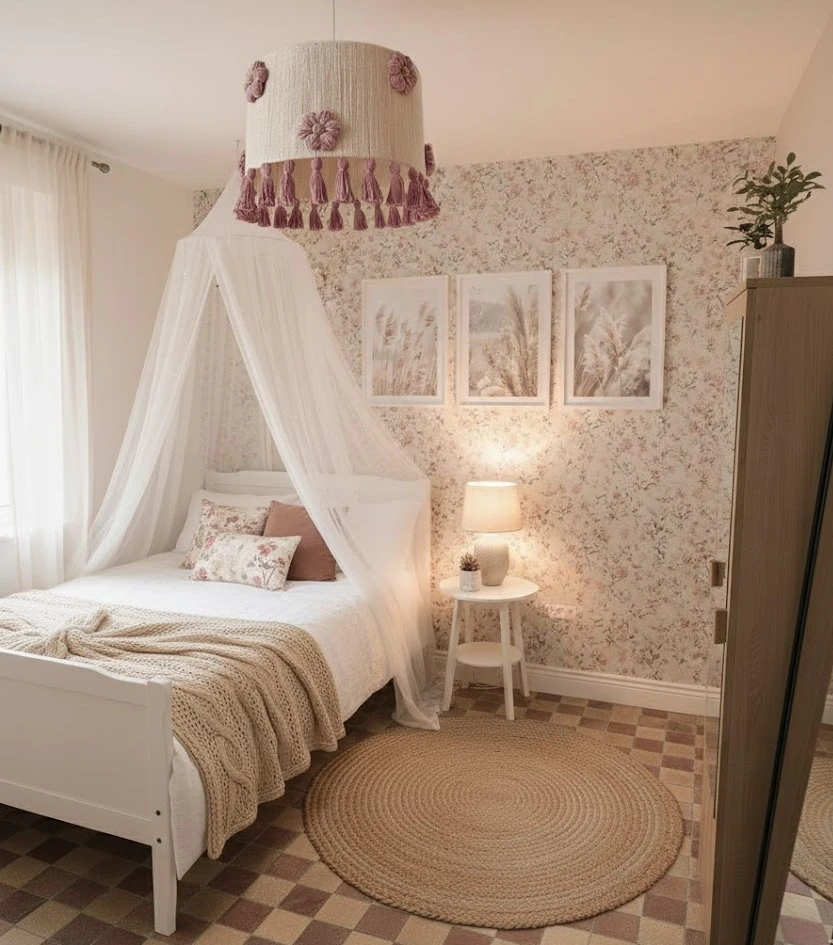 Lampa do pokoju dziecka  rękodzieło