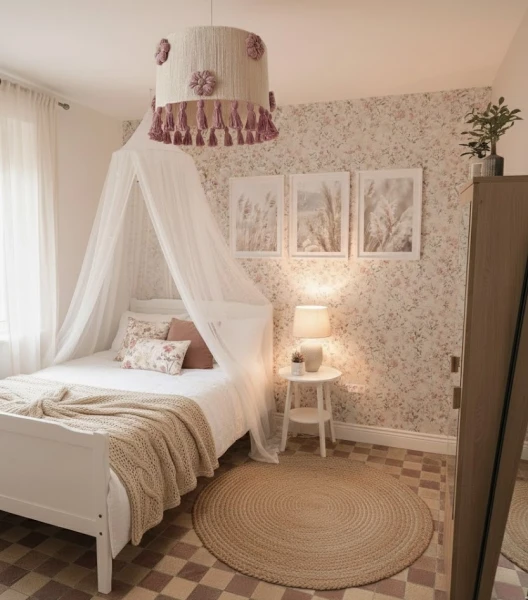 Lampa do pokoju dziecka  rękodzieło