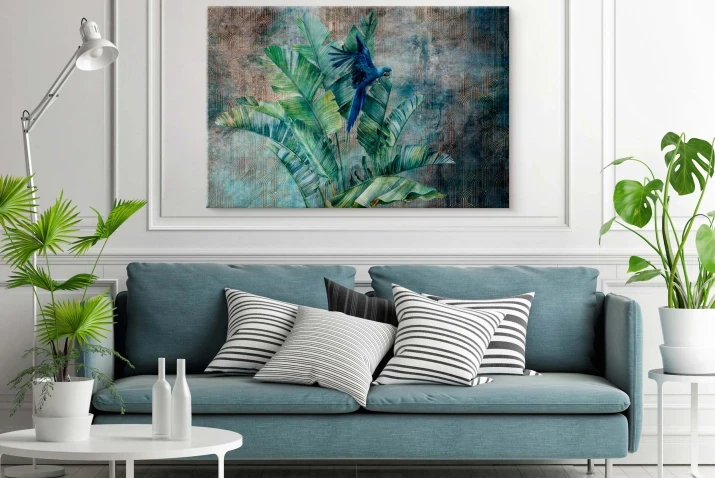 Obraz Egzotyczny z Papugą do salonu
