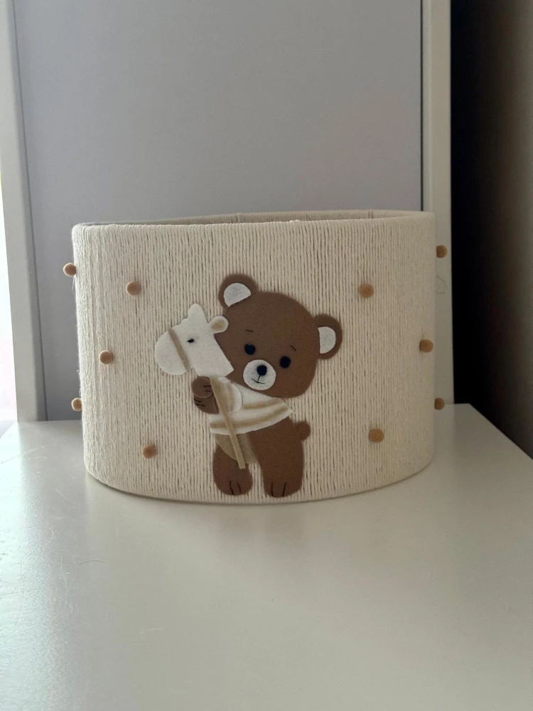 Lampa do pokoju dziecka | abażur handmade Miś