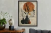 nowoczesny plakat boho do salonu