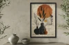 plakat w stylu boho