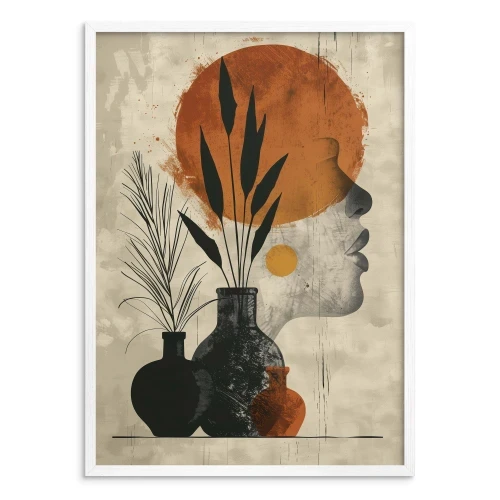 plakat etniczny portret kobiety