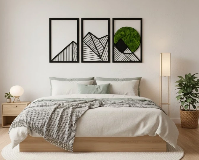 pomysł na ścianę w sypialni