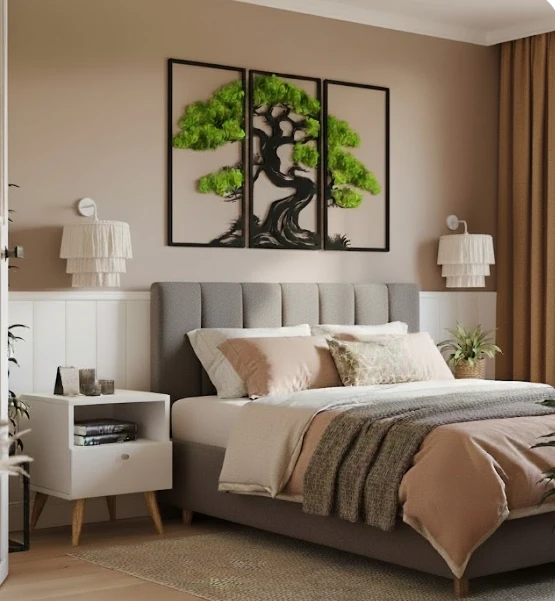 pomysł na ścianę w sypialni