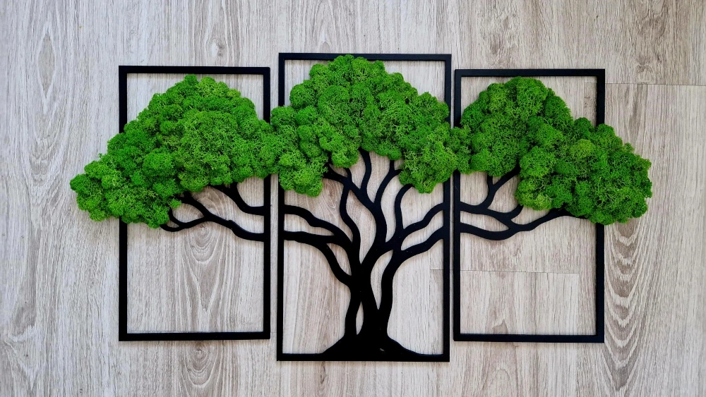 tryptyk z chrobotkiem