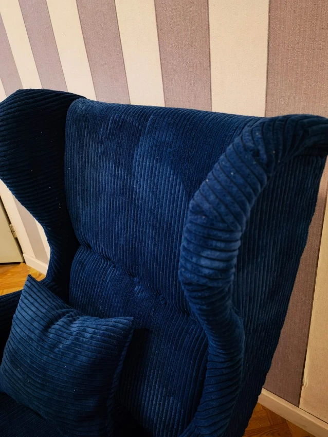 fotel granatowy  Poso 5