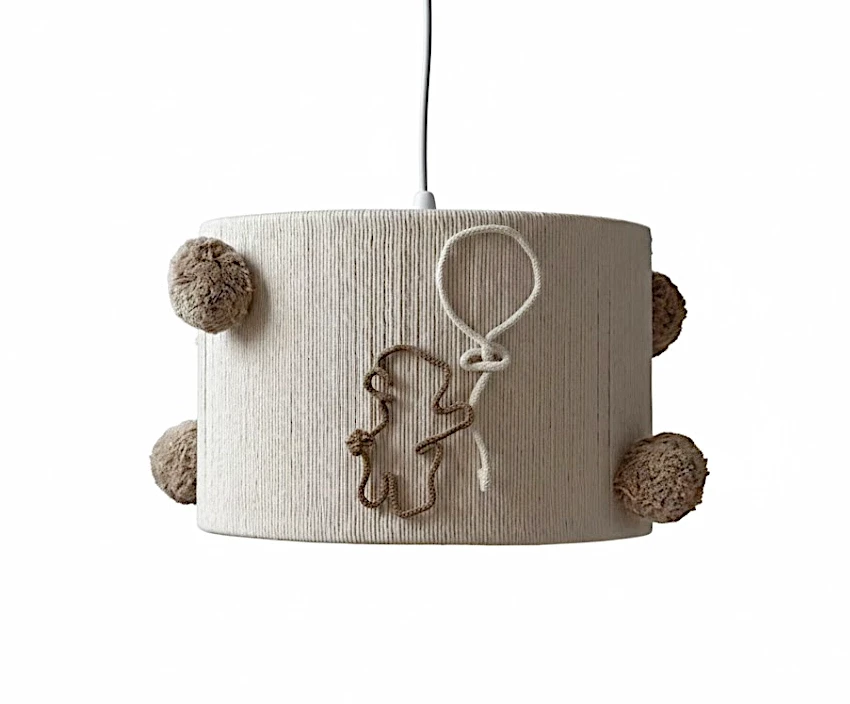 lampa sufitowa z misiem do pokoju dziecka