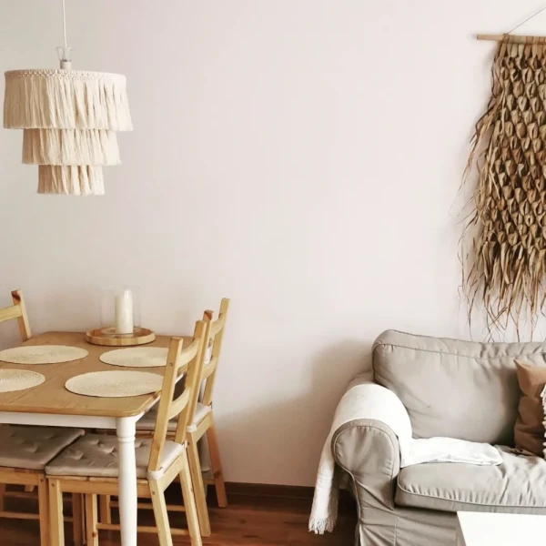 Lampa boho | abażur sznurkowy naturalny