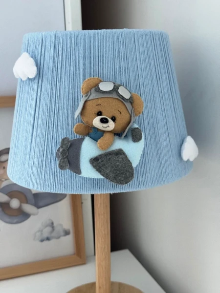 lampka nocna miś handmade
