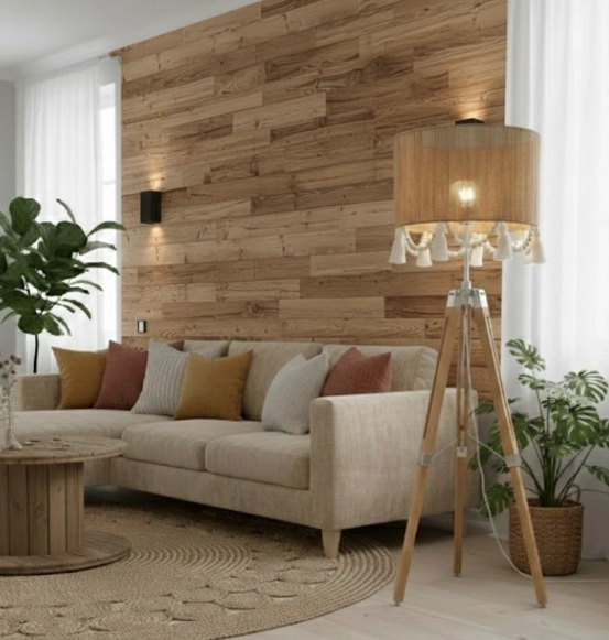 salon boho lampa