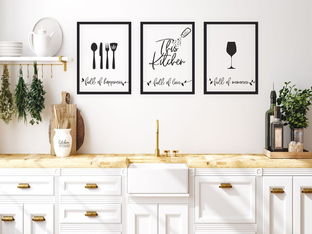Zestaw plakatów kuchennych