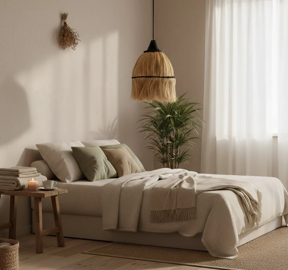 Lampa Boho do sypialni