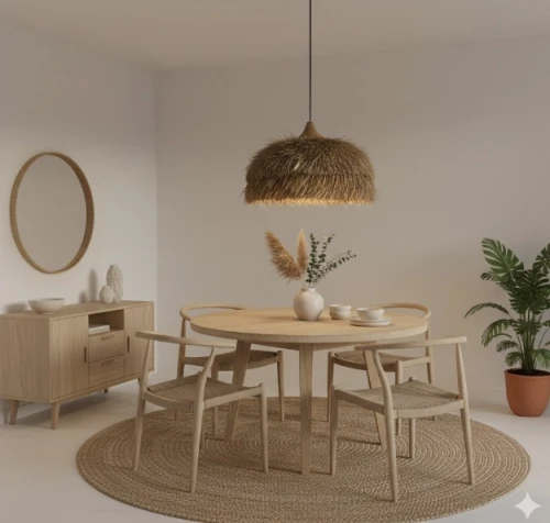 Lampa Boho   balijskie rękodzieło do salonu nad stół
