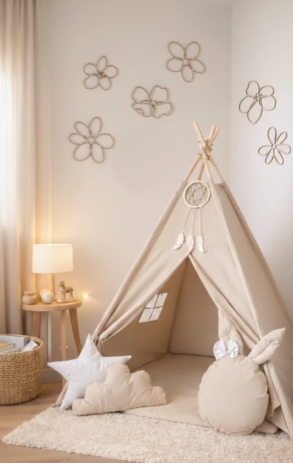 kwiaty sklejka ozdoby na ścianę