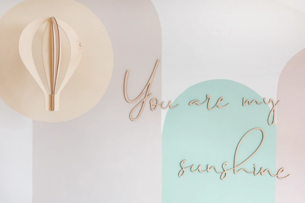 You are my sunshine drewniany napis 3d