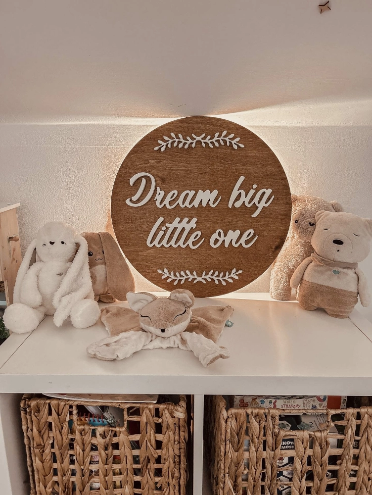 Dream big little one - lampa led