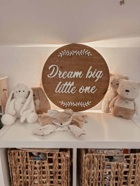 Dream big little one - lampa led