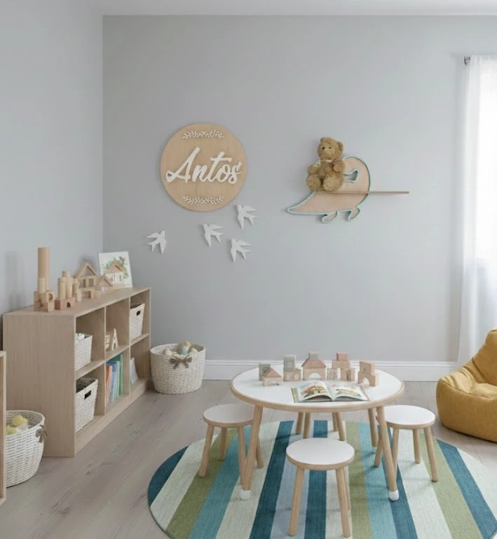 półka do pokoju dziecka dinozaur