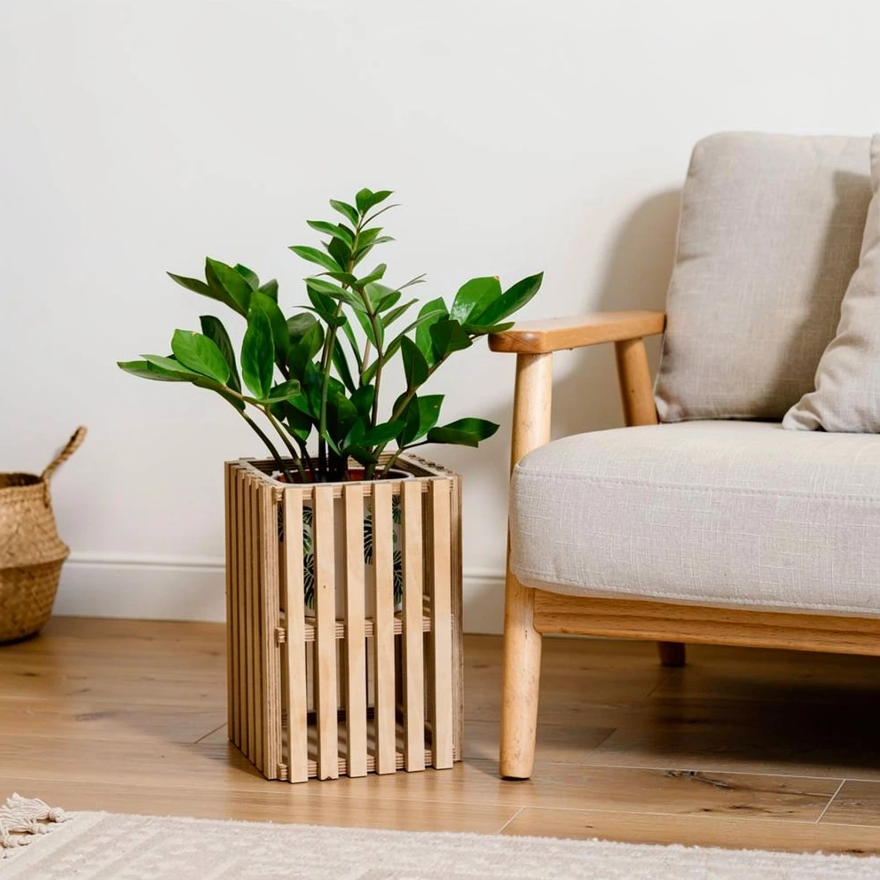 kwietnik stojak 25 cm z lameli