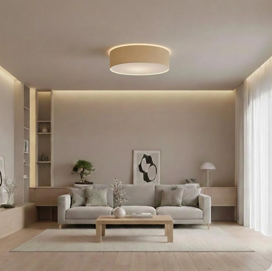 juta lampa w stylu japandi