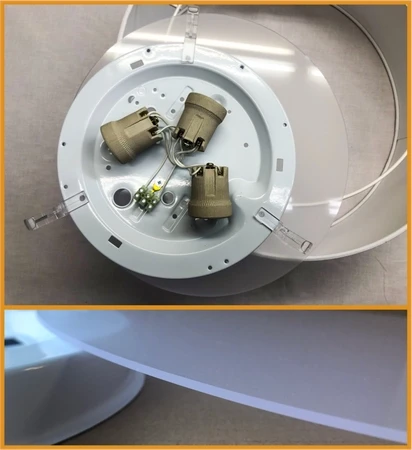 plafon trzy żarówki