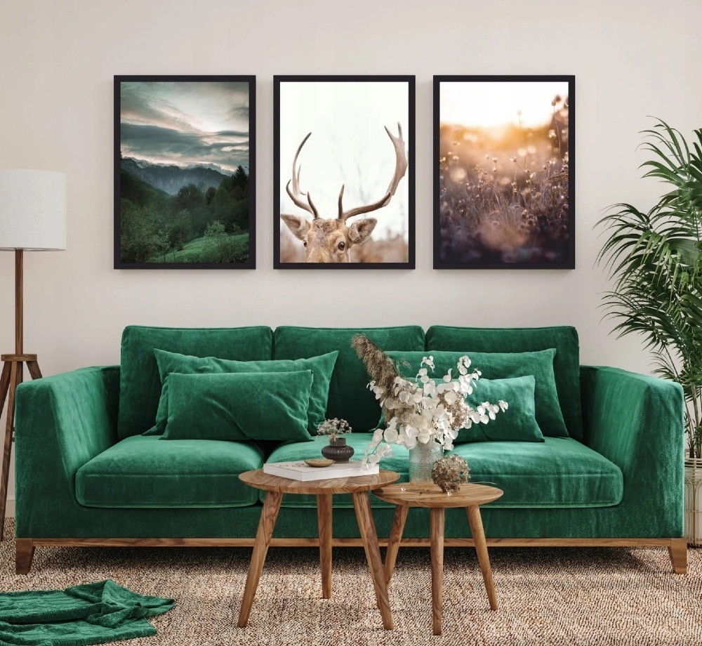 plakaty jeleń natura