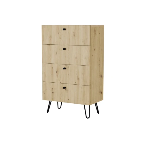 Komoda z szufladami Oulu kolor dąb artisan