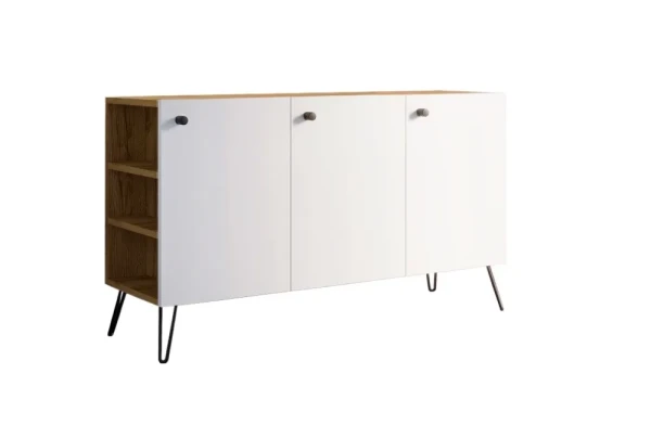 Komoda Tilax loft dąb / biały